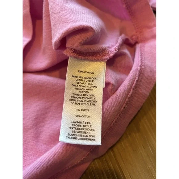 Vineyard Vines Valentine's Day Pink Red Chocolate Long Sleeve T-Shirt Size 5 - Picture 5 of 9